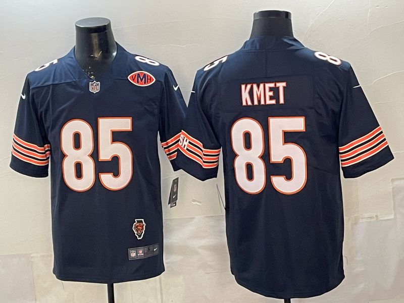 Men 2026 Chicago Bears #85 Kmet blue 2th generation Nike Limited NFL Jersey style 004